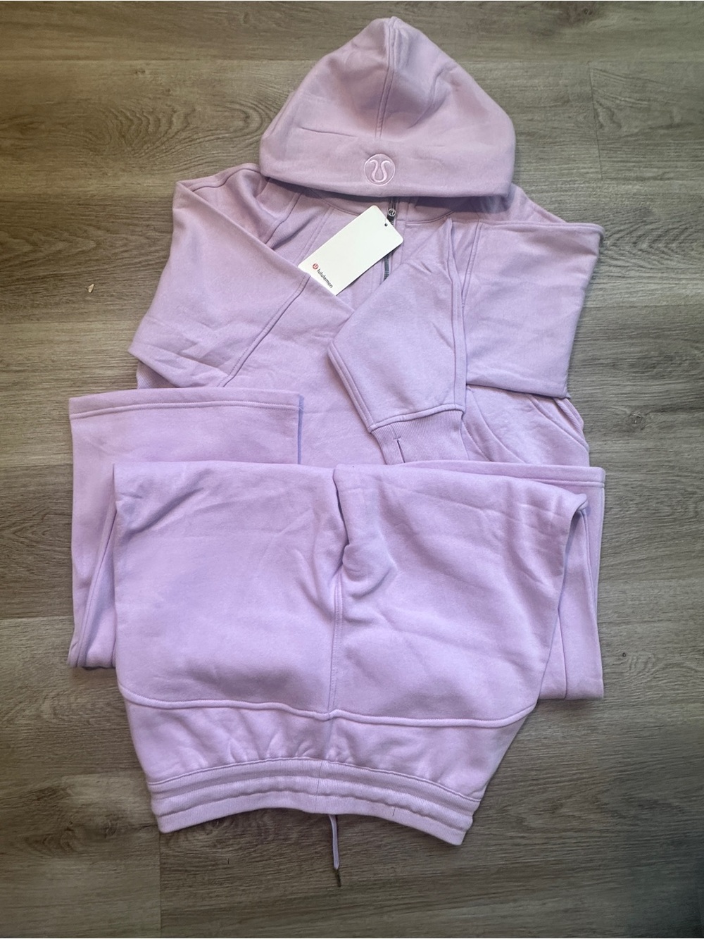 lululemon athletica Lavender Hoodie and Jogger Set